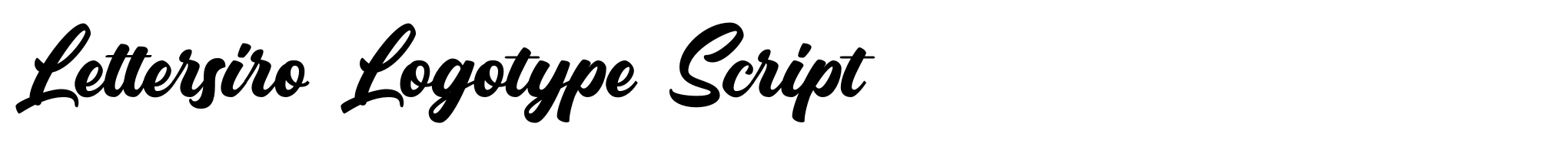 Lettersiro Logotype Script image